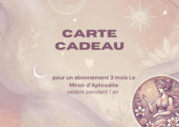 Carte cadeau - 3 mois